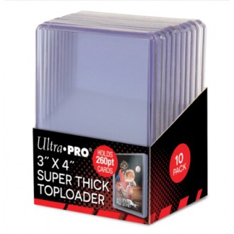 Příslušenství ke kartám - Plastový Toploader Ultra Pro 260pt - balení