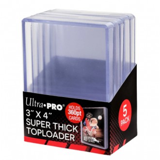 Příslušenství ke kartám - Plastový Toploader Ultra Pro 360pt - balení