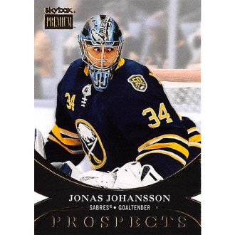Insertní karty - Johansson Jonas - 2020-21 Metal Universe Premium Prospects No.PP40