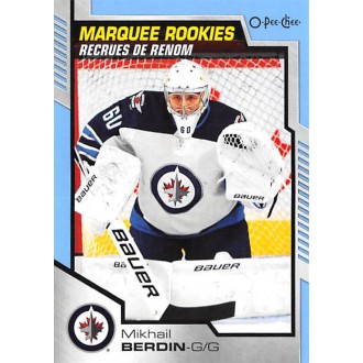 Insertní karty - Berdin Mikhail - 2020-21 Upper Deck O-Pee-Chee Update Blue No.626