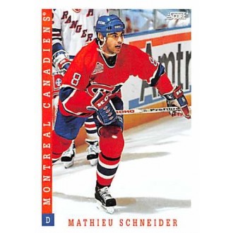 Řadové karty - Schneider Mathieu - 1993-94 Score No.18