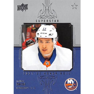 Insertní karty - Barzal Mathew - 2021-22 Upper Deck Honor Roll No.HR79