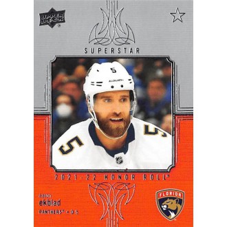 Insertní karty - Ekblad Aaron - 2021-22 Upper Deck Honor Roll No.HR86