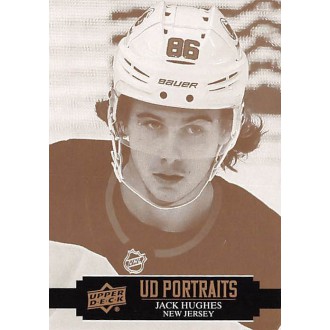 Insertní karty - Hughes Jack - 2021-22 Upper Deck UD Portraits No.P8