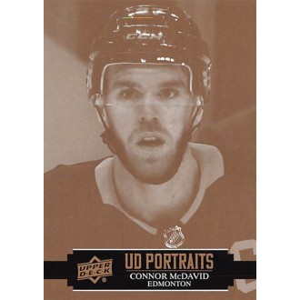 Insertní karty - McDavid Connor - 2021-22 Upper Deck UD Portraits No.P25
