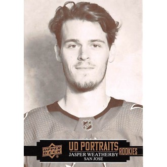 Insertní karty - Weatherby Jasper - 2021-22 Upper Deck UD Portraits No.P50