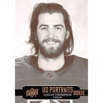 Insertní karty - Thompson Logan - 2021-22 Upper Deck UD Portraits No.P60