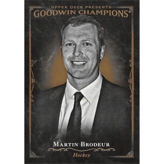 Řadové karty - Brodeur Martin - 2016-17 Goodwin Champions No.108