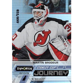 Insertní karty - Brodeur Martin - 2020-21 Synergy Stanley Cup Journey Postseason No.CJ-MB