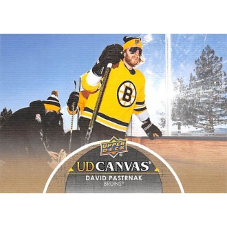 Insertní karty - Pastrňák David - 2021-22 Upper Deck Canvas No.C8