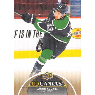 Insertní karty - Hughes Quinn - 2021-22 Upper Deck Canvas No.C80