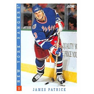 Řadové karty - Patrick James - 1993-94 Score No.73