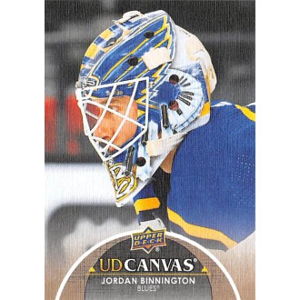 Insertní karty - Binnington Jordan - 2021-22 Upper Deck Canvas No.C189