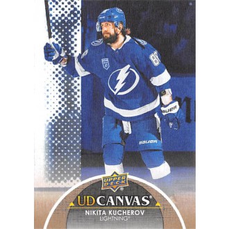 Insertní karty - Kucherov Nikita - 2021-22 Upper Deck Canvas No.C193