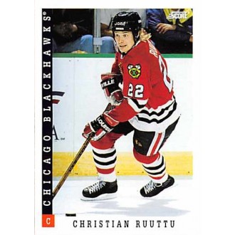 Řadové karty - Ruuttu Christian - 1993-94 Score No.84