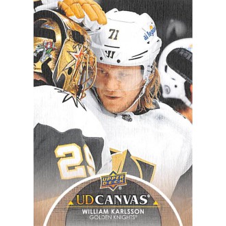Insertní karty - Karlsson William - 2021-22 Upper Deck Canvas No.C201