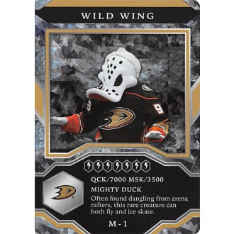 Insertní karty - Wild Wing - 2021-22 MVP Mascot Gaming Cards Sparkle No.M1