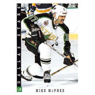 Řadové karty - McPhee Mike - 1993-94 Score No.85