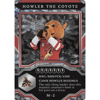 Insertní karty - Howler The Coyote - 2021-22 MVP Mascot Gaming Cards Sparkle No.M2