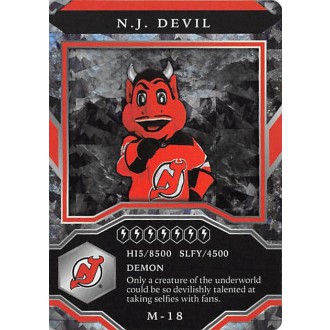 Insertní karty - N.J.Devil - 2021-22 MVP Mascot Gaming Cards Sparkle No.M18