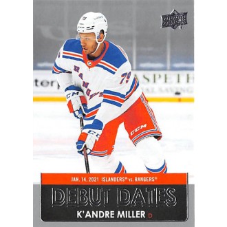 Insertní karty - Miller K´Andre - 2021-22 Upper Deck Debut Dates No.DD6