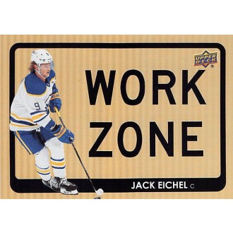 Insertní karty - Eichel Jack - 2021-22 Upper Deck Work Zone No.WZ6