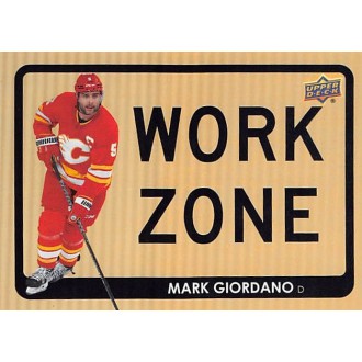 Insertní karty - Giordano Mark - 2021-22 Upper Deck Work Zone No.WZ7