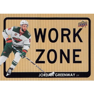 Insertní karty - Greenway Jordan - 2021-22 Upper Deck Work Zone No.WZ24