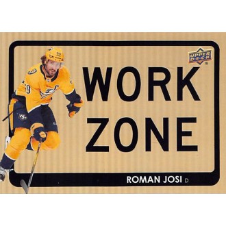 Insertní karty - Josi Roman - 2021-22 Upper Deck Work Zone No.WZ27