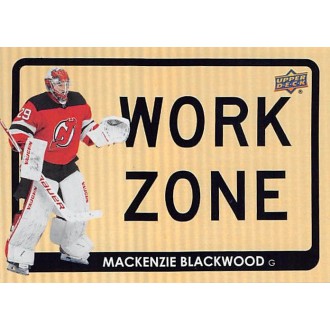 Insertní karty - Blackwood Mackenzie - 2021-22 Upper Deck Work Zone No.WZ28