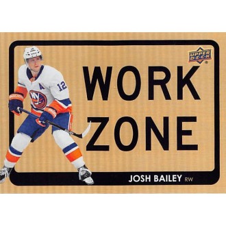 Insertní karty - Bailey Josh - 2021-22 Upper Deck Work Zone No.WZ29