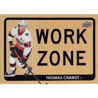Insertní karty - Chabot Thomas - 2021-22 Upper Deck Work Zone No.WZ33
