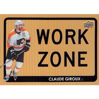 Insertní karty - Giroux Claude - 2021-22 Upper Deck Work Zone No.WZ34