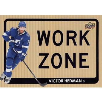Insertní karty - Hedman Victor - 2021-22 Upper Deck Work Zone No.WZ40