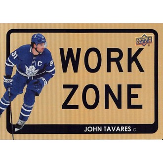 Insertní karty - Tavares John - 2021-22 Upper Deck Work Zone No.WZ42