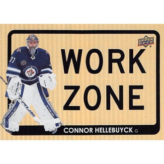 Insertní karty - Hellebuyck Connor - 2021-22 Upper Deck Work Zone No.WZ49