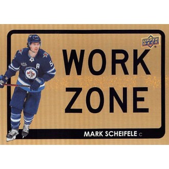 Insertní karty - Scheifele Mark - 2021-22 Upper Deck Work Zone No.WZ50