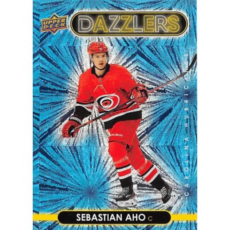 Insertní karty - Aho Sebastian - 2021-22 Upper Deck Dazzlers Blue No.DZ9