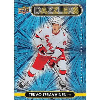 Insertní karty - Teravainen Teuvo - 2021-22 Upper Deck Dazzlers Blue No.DZ10