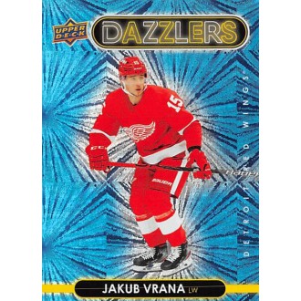 Insertní karty - Vrána Jakub - 2021-22 Upper Deck Dazzlers Blue No.DZ18