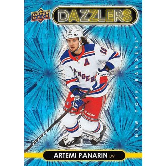 Insertní karty - Panarin Artemi - 2021-22 Upper Deck Dazzlers Blue No.DZ31
