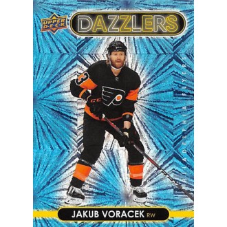 Insertní karty - Voráček Jakub - 2021-22 Upper Deck Dazzlers Blue No.DZ34