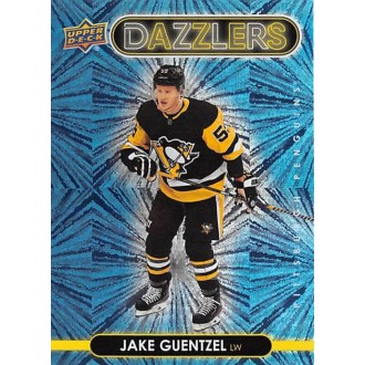 Insertní karty - Guentzel Jake - 2021-22 Upper Deck Dazzlers Blue No.DZ36