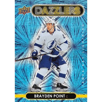 Insertní karty - Point Brayden - 2021-22 Upper Deck Dazzlers Blue No.DZ40