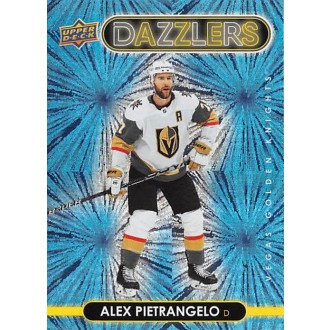 Insertní karty - Pietrangelo Alex - 2021-22 Upper Deck Dazzlers Blue No.DZ46