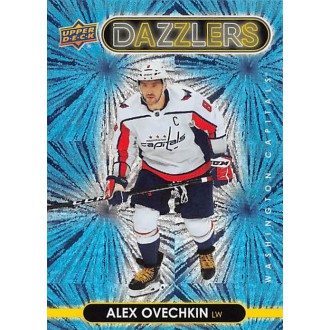 Insertní karty - Ovechkin Alexander - 2021-22 Upper Deck Dazzlers Blue No.DZ47