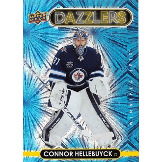 Insertní karty - Hellebuyck Connor - 2021-22 Upper Deck Dazzlers Blue No.DZ50