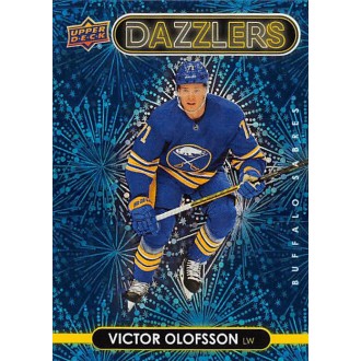 Insertní karty - Olofsson Victor - 2021-22 Upper Deck Dazzlers Blue No.DZ56