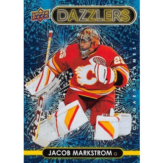 Insertní karty - Markstrom Jacob - 2021-22 Upper Deck Dazzlers Blue No.DZ57