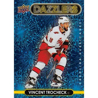 Insertní karty - Trocheck Vincent - 2021-22 Upper Deck Dazzlers Blue No.DZ59